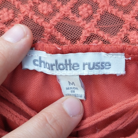 Charlotte Russe Bell Sleeve Tunic Blouse - Picture 5 of 6